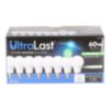 UltraLast 60 Watt Equivalent A19 4000K Cool White Energy Efficient LED Light Bulb - 8 Pack - 0