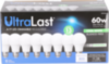 UltraLast 60 Watt Equivalent A19 4000K Cool White Energy Efficient LED Light Bulb - 8 Pack - 1