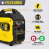 Champion Power 4000W Dual Fuel Inverter Generator w/ Para Link & CO Shield - 3