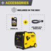 Champion Power 4500W Electric Start Dual Fuel Inverter Generator with CO Shield - 4