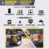 Champion 5500W Dual Fuel Open Frame Inverter w/ CO Shield® - 4