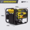 Champion 5500W Dual Fuel Open Frame Inverter w/ CO Shield® - 7