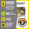 Champion 5500W Dual Fuel Open Frame Inverter w/ CO Shield® - 8