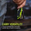 True Utility BERM Keychain Knife Yellow/Black - 1
