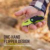 True Utility BERM Keychain Knife Yellow/Black - 2