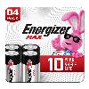 Energizer Max D Batteries – 4 Pack - 0