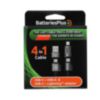 Batteries Plus 4-in-1 Braided Charging Cable - 6ft Universal Adapter - 3