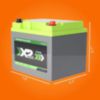 X2Power 12V 60Ah Marine Lithium Iron Phosphate (LiFePO4) Deep Cycle Battery with Bluetooth - 5