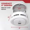 Kidde Detect 10SDR 4-Inch Compact Battery Smoke Alarm - 4