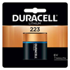 Duracell Ultra 6V 223, 223A, CR-P2 Lithium Battery - 1 Pack - 0