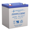 Power Sonic 12V 5AH AGM SLA Battery with F1 Terminals - 0