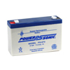 Power Sonic 6V 7AH AGM SLA Battery with F1 Terminals - 0