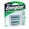 Energizer Power Plus Rechargeable AAA Batteries - 4 Pack - 0