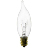 Satco 10W E12 CA7 Incandescent Bulb - 0
