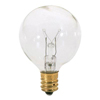 Satco E12 G12.5 25W Clear Incandescent Miniature Bulb - 1 Pack - 0