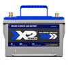 X2Power Premium AGM 880CCA BCI Group 34 Car and Truck Battery - 2