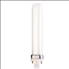 Satco 13W T4 Twin Tube Daylight 2 Pin CFL Bulb - 0