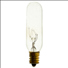 Satco 15W E12 T6 Clear Incandescent Bulb - 0