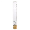 Satco 20W E17 T6.5 Clear Incandescent Bulb - 0