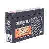 Duracell Ultra 6V 7.2AH General Purpose AGM Sealed Lead Acid (SLA) Battery with F1 Terminals - 7