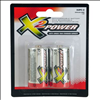 X2Power Rechargeable C Nickel Metal Hydride Batteries - 2 Pack - 0