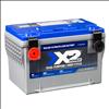 X2Power Premium AGM 880CCA BCI Group 78 Car and Truck Battery - 2