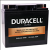 Duracell Ultra 12V 18AH General Purpose AGM SLA Battery with M6 Nut and Bolt Terminals - 0