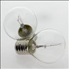 Lava Lite E17 S11 Clear Incandescent Miniature Bulb - 2 Pack - 4