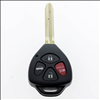 Four Button Key Fob Replacement Combo Key Remote for Toyota Vehicles  - 1