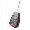 Four Button Key Fob Replacement Combo Key Remote for Chrysler Vehicles - 0