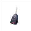 Four Button Key Fob Replacement Combo Key Remote for Jeep Vehicles - 0
