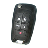 Five Button Key Fob Replacement Flip Key Remote For Buick Vehicles - 0