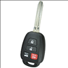 Four Button Key Fob Replacement Combo Key For Toyota Vehicles - 0