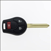 Three Button Key Fob Replacement Combo Key Remote For Nissan Vehicles - 3