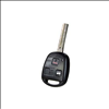 Three Button Combo Key Replacement Remote for Toyota Vehicles - 0
