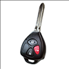 Three Button Combo Key Replacement Remote for Scion Vehicles - 0