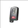 Three Button Key Fob Replacement Proximity Remote for Toyota Vehicles - 0