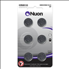 Nuon 3V CR2016 Lithium Coin Cell Battery - 6 Pack - 0