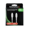 Batteries Plus 10ft. USB-C to USB-C Braided Cable - 2