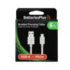 Batteries Plus 6ft. USB-A to Micro Braided Cable - 2