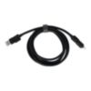 Batteries Plus 4-in-1 Black Silicone Charging Cable - 6ft - 0