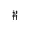 Batteries Plus 4-in-1 Black Silicone Charging Cable - 6ft - 1