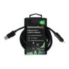 Batteries Plus 4-in-1 Black Silicone Charging Cable - 6ft - 3