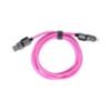 Batteries Plus 4-in-1 Pink Silicone Charging Cable - 6ft - 0