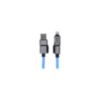 Batteries Plus 4-in-1 Blue Silicone Charging Cable - 6ft - 2