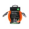 Batteries Plus 4-in-1 Orange Silicone Charging Cable - 6ft - 3