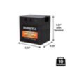 Duracell Ultra 12V 12AH Power Wheels SLA Riding Toy Battery - 5