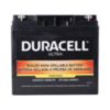 Duracell Ultra 12V 20AH High Rate AGM Sealed Lead Acid Battery with M6 Flag Nut and Bolt Terminals - 5