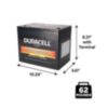 Duracell Ultra 12V 82AH AGM High Rate Sealed Lead Acid (SLA) Battery with M6, C Terminals - 4