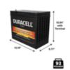 Duracell Ultra 12V 155AH AGM High Rate Sealed Lead Acid (SLA) Battery with M6, C Terminals - 4